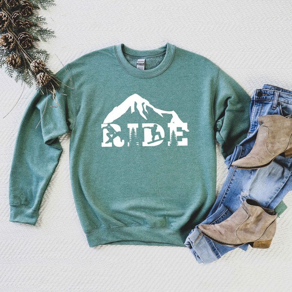 Ride Snowboard Graphic Sweatshirt
