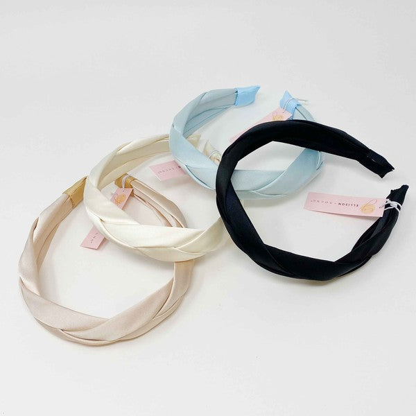 Satin Silk Braid Headband