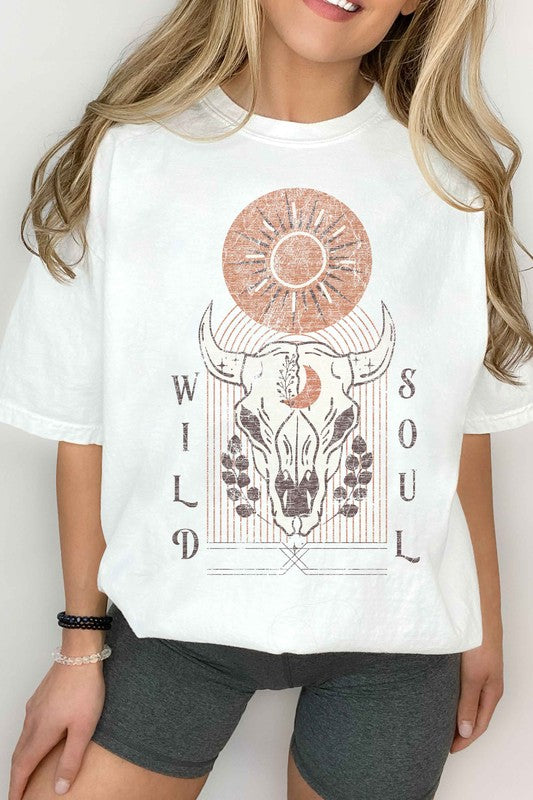 T-Shirt "Wild Soul" Graphic Tee- USA Made-Short sleeve- Classic fit- Premium Cotton