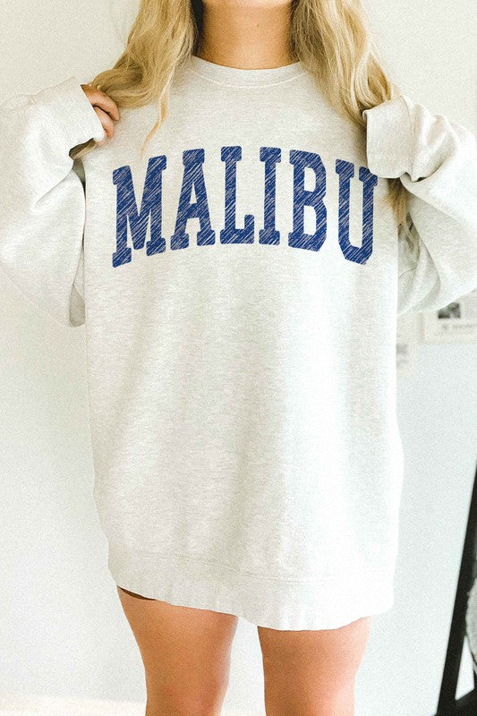 MALIBU CALIFORNIA OVERSIZED SWEATSHIRT