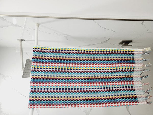 Bath Towels, Organic Turkish Cotton Pom Pom Towels