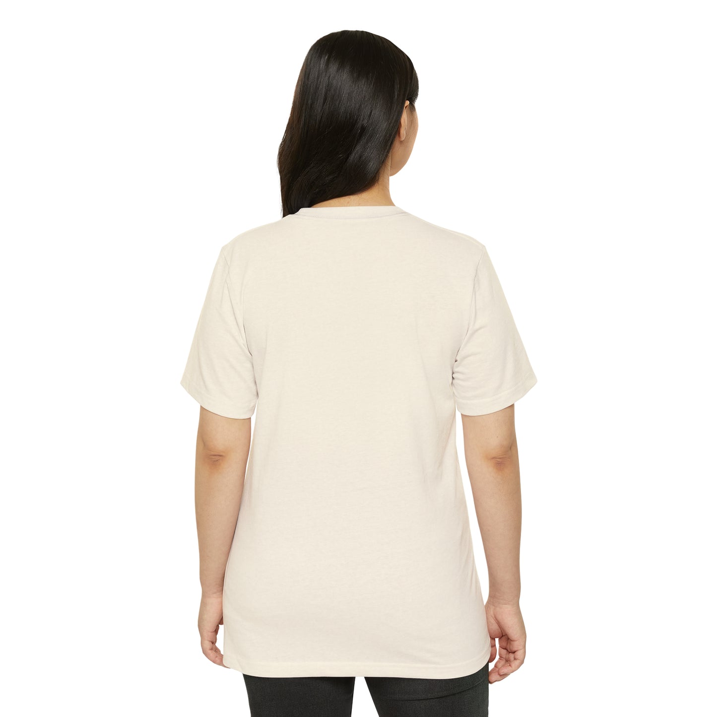 Recycled Organic T-Shirt modern semi-relaxed fit trendy high neckline