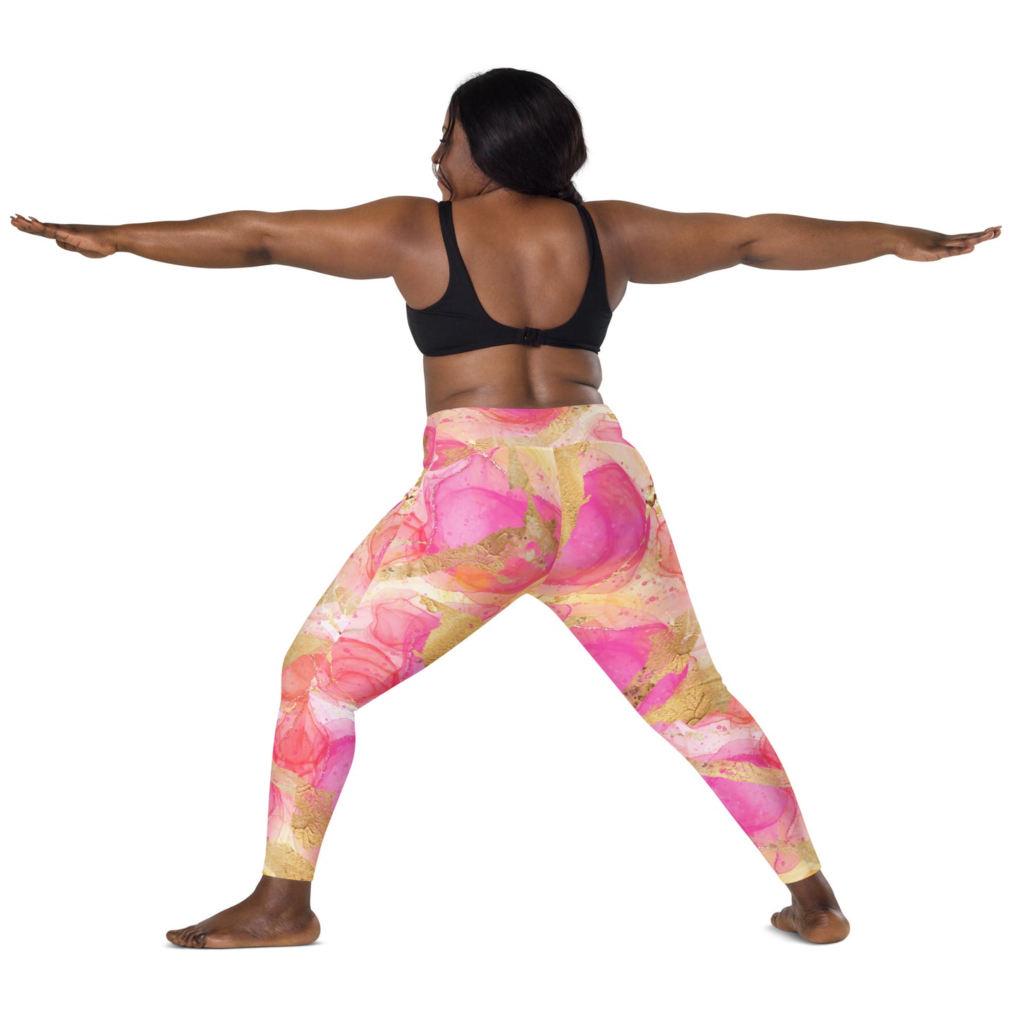 Crossover leggings with pockets, High-waisted, Comfortable fit Soft & Stretchy fabric- Carnival Collection