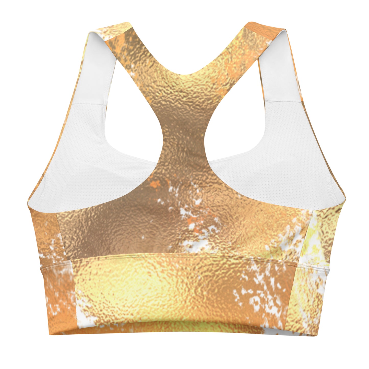 Longline Sports Bras, Compressing Fabric, Double Layered, great support while running.