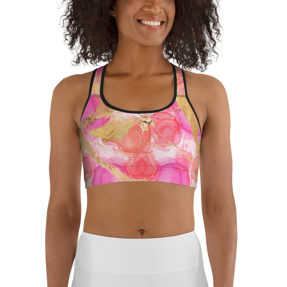 Sports Bra Supportive, Comfortable.  Our Carnaval Collection, Vibrant & Festive inspired Design.