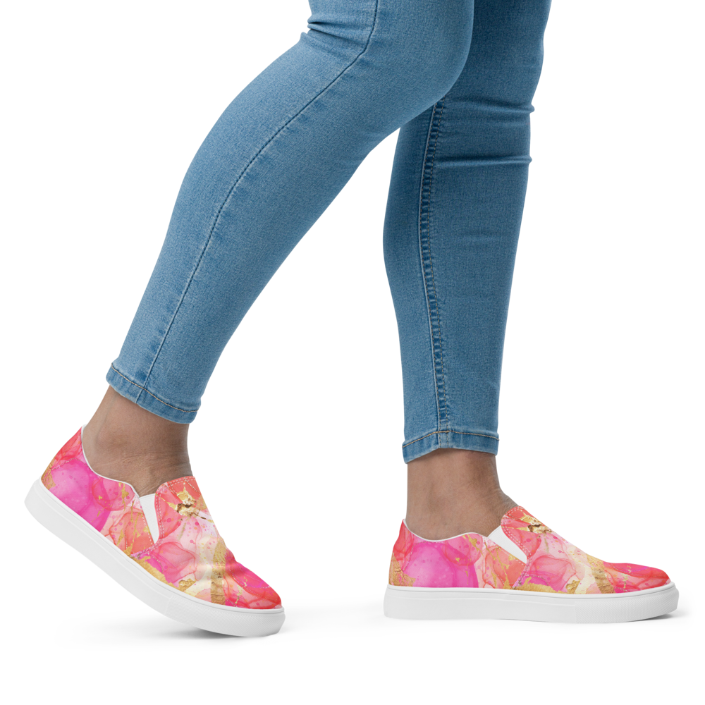 Women’s slip-on canvas shoes made for comfort and ease so stylish from The Carnival Collection