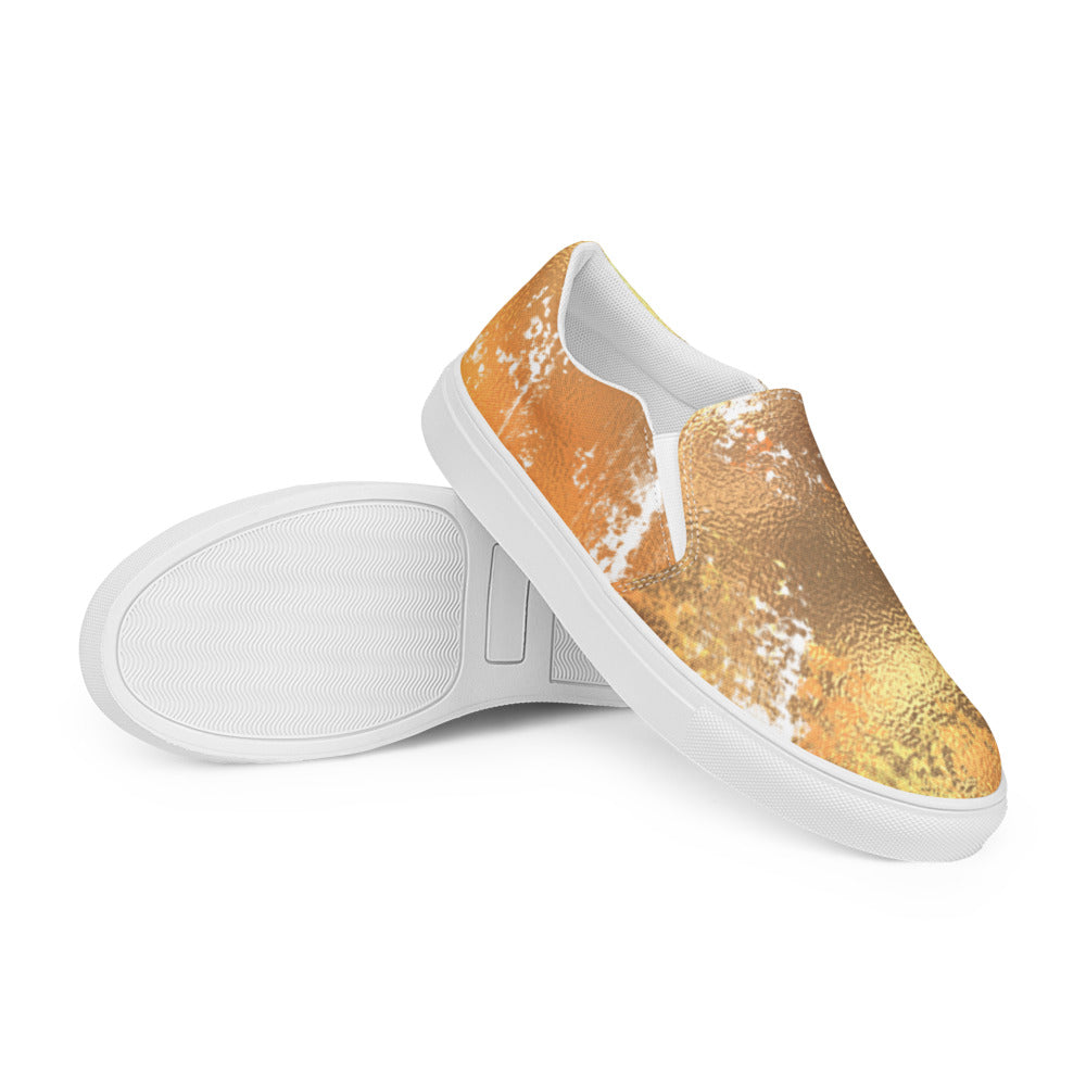 Women’s slip-on canvas shoes " Gold collection"