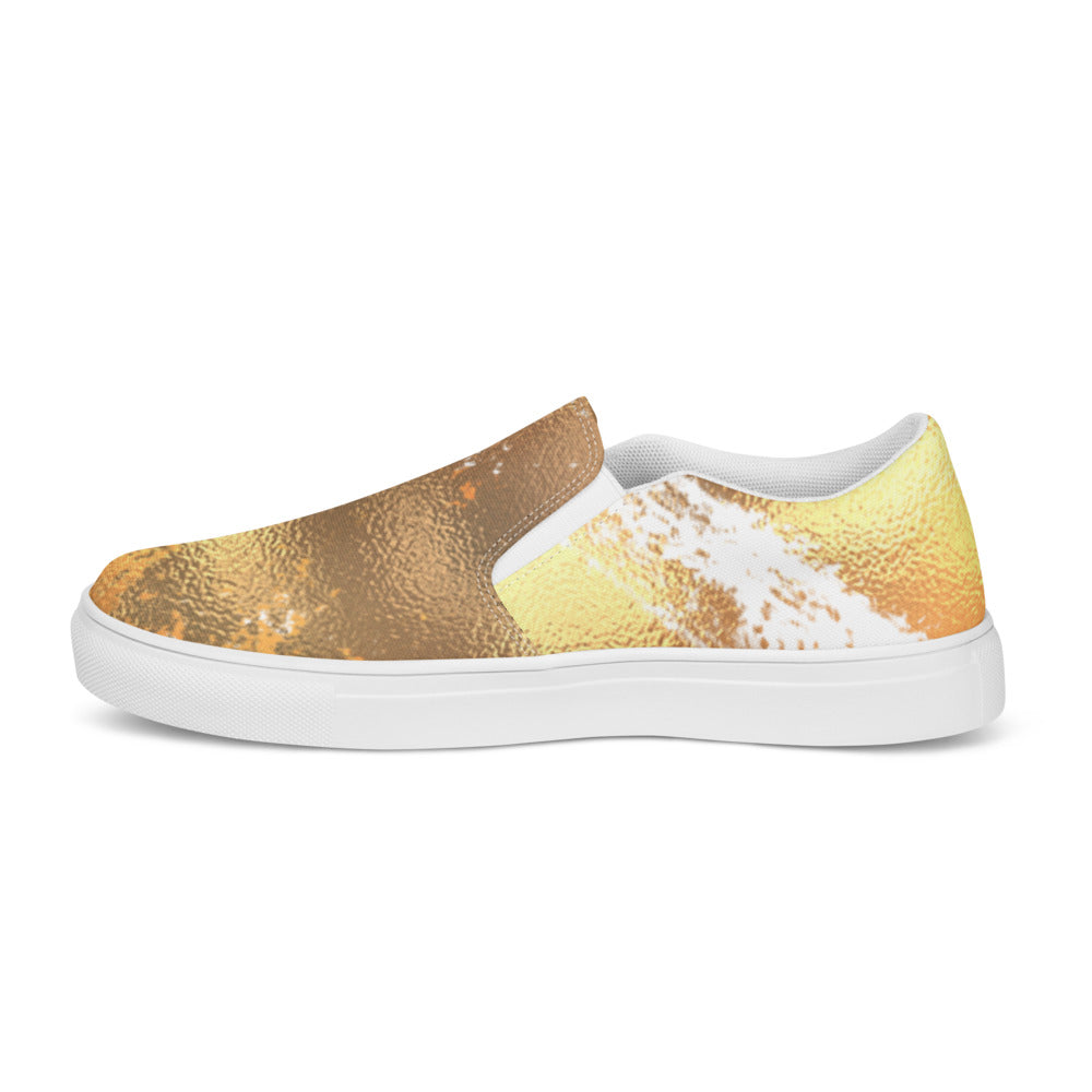 Women’s slip-on canvas shoes " Gold collection"
