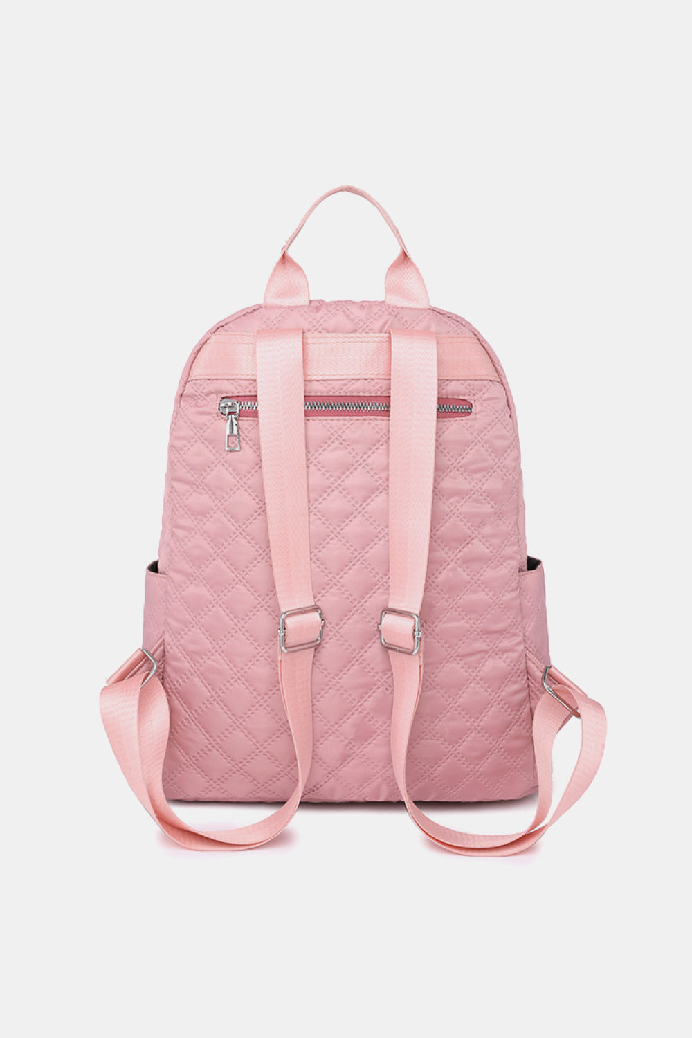 Medium Backpack available in Pink & Black, multi-pockets