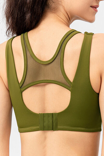 Cutout Wide Strap Active Tank, Sheer opaque Sizes XS-2XL