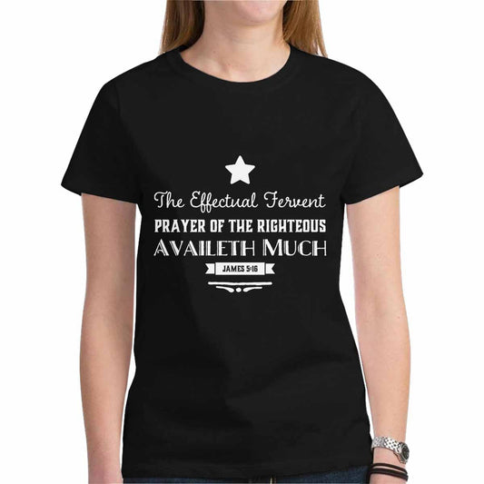 Womens T-shirt, James 5:16  Graphic Tee-0